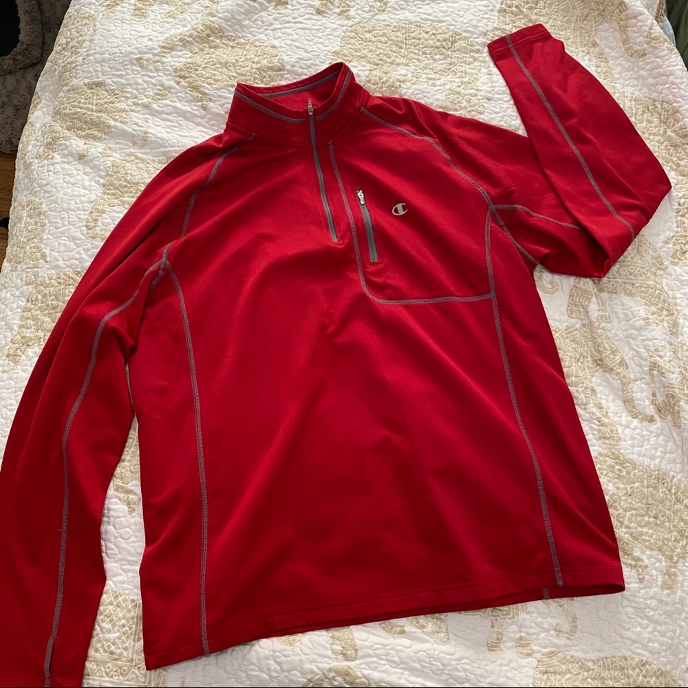 Champion Elite Red Performance Pullover Activewea… - image 7